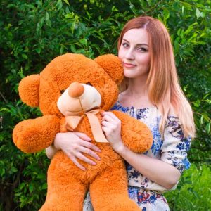 карамельный мишка рафаэль 80см