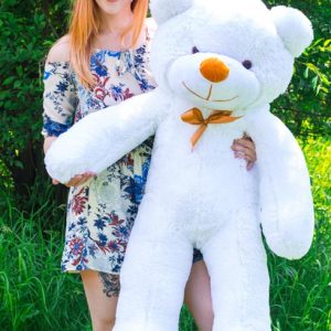 белый мишка 120 см
