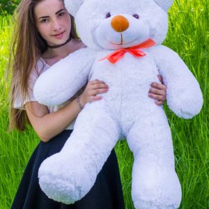 метровый белый мишка